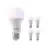 Mehrfachpackung 5x Calex Smart Standard LED Glühbirne E27 8,5W 806lm 2200-4000K RGB + CCT | Tuya Wi-Fi
