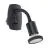 Eglo Wandleuchte Parrini Lamp mit Stecker Schwarz 4.5W 345lm - 830 Warmweiß | IP20 - Inkl. 1x GU10
