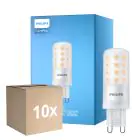 Mehrfachpackung 10x Philips Corepro LED Kapsel G9 4.8W 570lm - 830 Warmweiß | Ersatz Für 60W